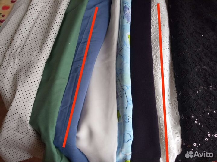 Отрезы и крой тканей для шитья и рукоделия