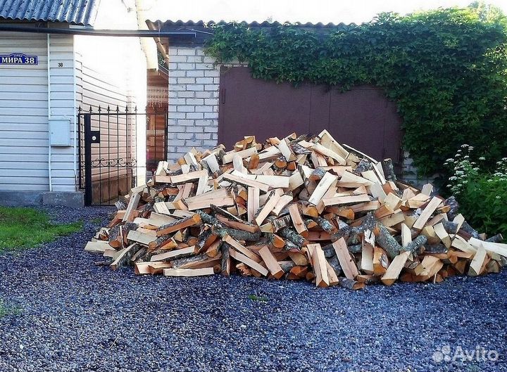 Дрова березовые колотые