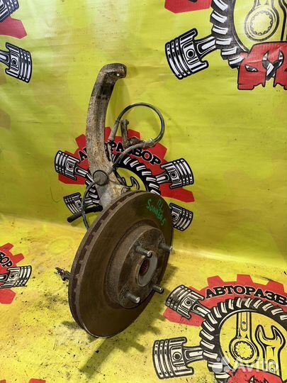 Кулак передний левый в сборе Hyundai Sonata 4 ef