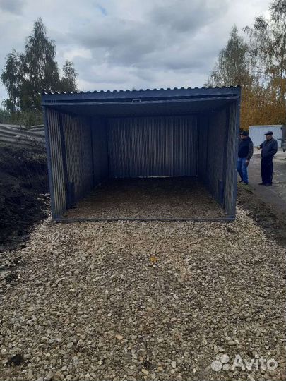 Гараж металлический хозблок пенал