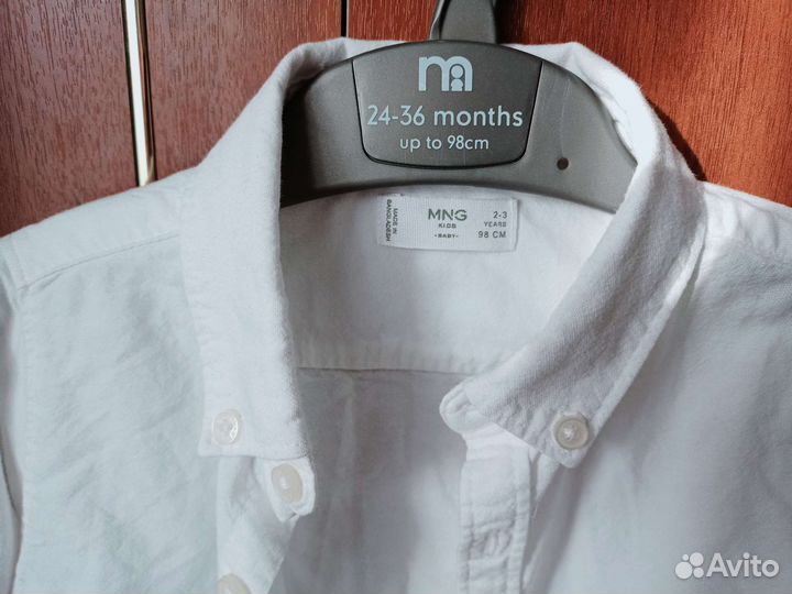 Рубашка на мальчика 98 mango