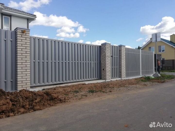 Производство и установка забора под ключ
