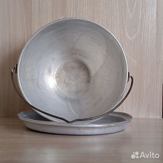 Котелок alu походный туристический 4 л бронь