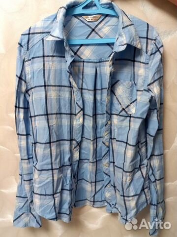 Рубашка в клетку для девочки