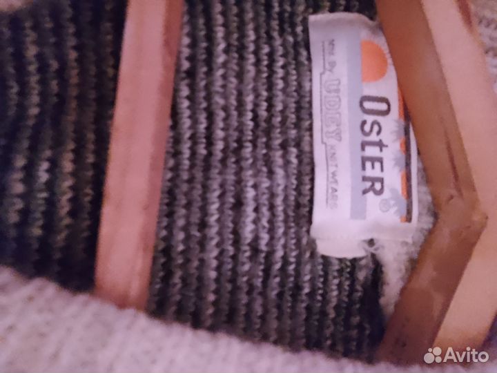 Свитер мужской серый с рисунком