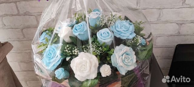Букет цветов из мыла