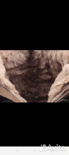 Зимние, кожаные женские сапоги