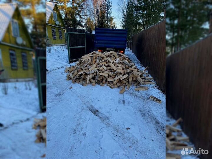 Дрова березовые. Колотые