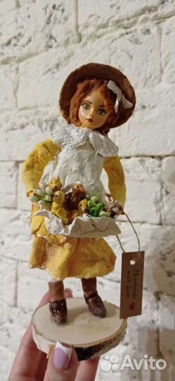 Ватная игрушка статуэтка пасхальная