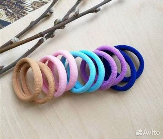 Заколочки, резинки. Материал для рукоделия