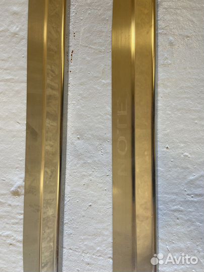 Накладки на пороги nissan note