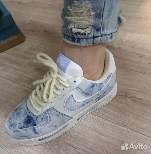 Кроссовки nike AF1 джинс