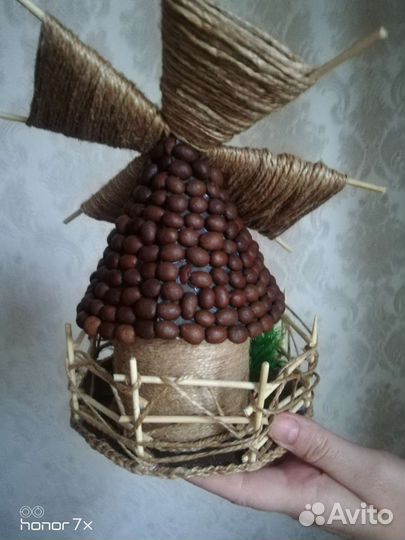 Мельница поделка