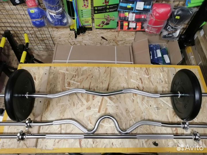 Гантели / штанги разборные обрезиненные