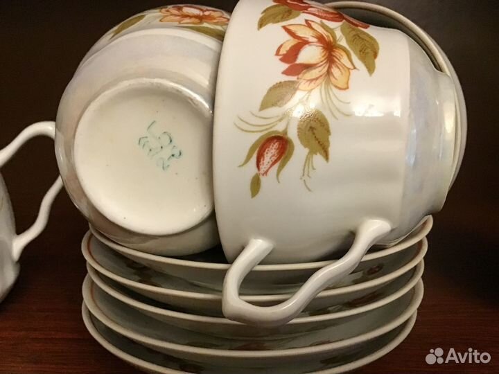 Чайный сервиз фарфор СССР