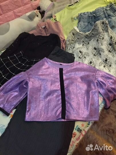 Детские вещи пакетом для девочки 134-140