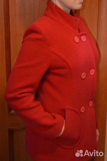 Пальто шерстяное