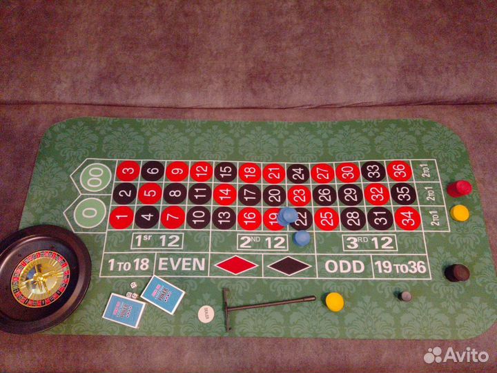 Покер, рулетка, крэпс набор