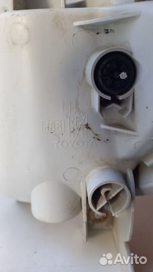 Фара левая, задний бампер