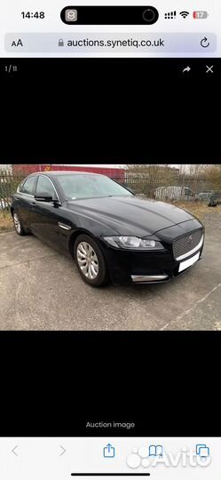 Разбирается jaguar xf (2016год)