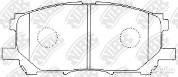 Колодки тормозные передние