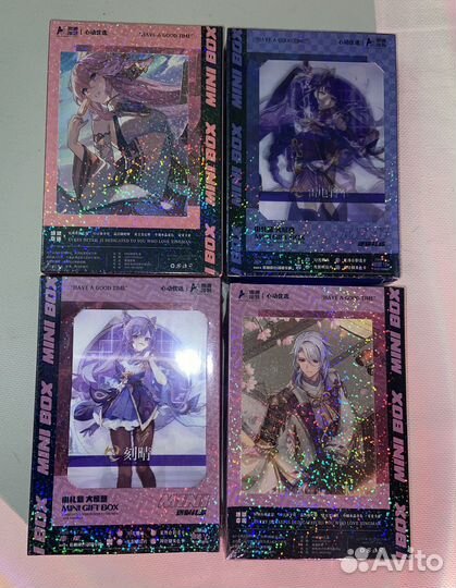 Подарочный аниме бокс мини Геншин Импакт