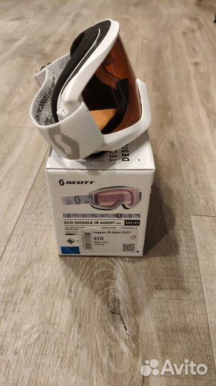 Горнолыжная маска Scott Jr Agent whitegrey