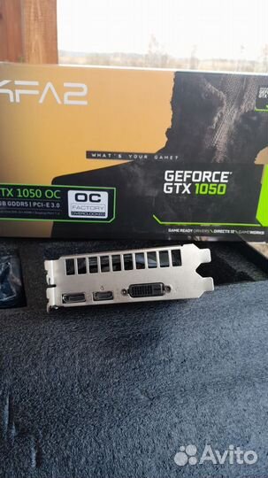 Игровая видеокарта GeForce 1050 OC