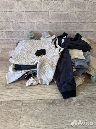 Одежда пакетом на мальчика 62-68 размера(17 вещей)