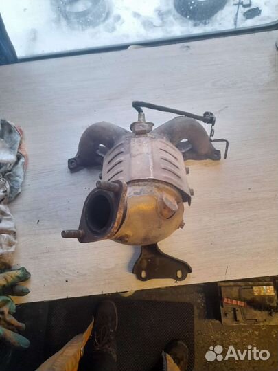 Пустой Выпускной коллектор Solaris 1 rio 3 1.4 1.6