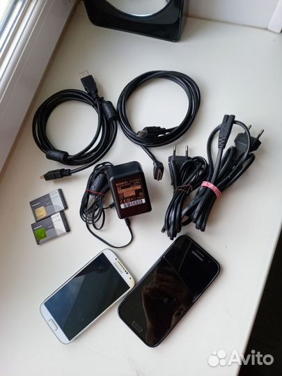 Кабели, батареи зарядка, телефоны