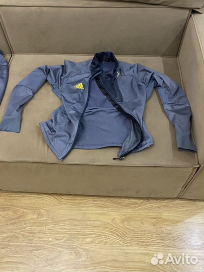 Лыжный разминочный костюм adidas тройка