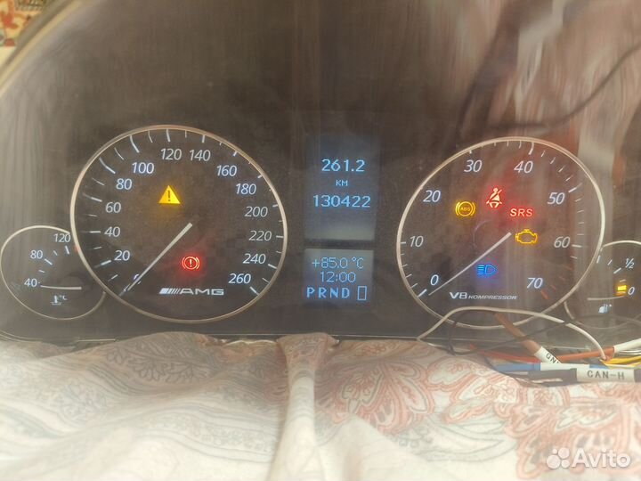 Панель приборов w203 рестайлинг доработанная