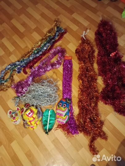 Елочное украшение, мишура