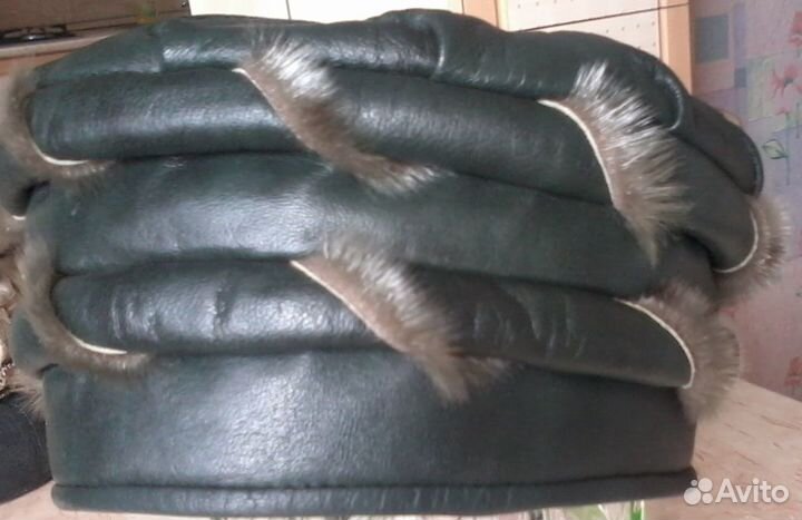 Палантин, мохеровый шарф, кожаная шапка