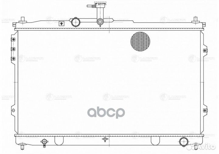 Радиатор системы охлаждения Hyundai H-1/Starex