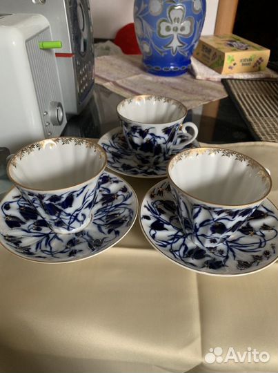 Две чайные пары Колокольчики лфз