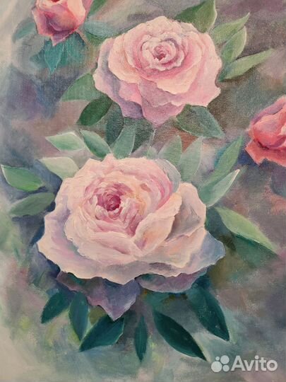 Картина акрилом на холсте