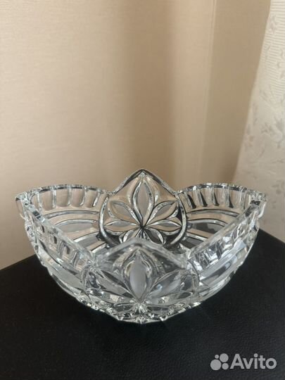 Салатник хрустальный