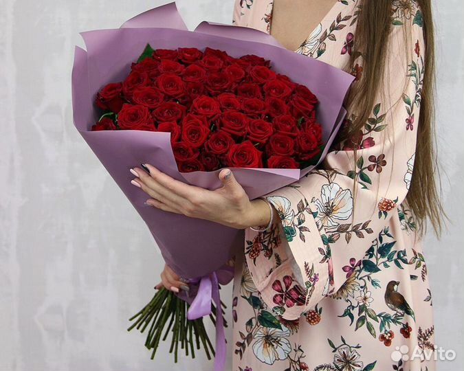 Розы 51 штука Эквадор