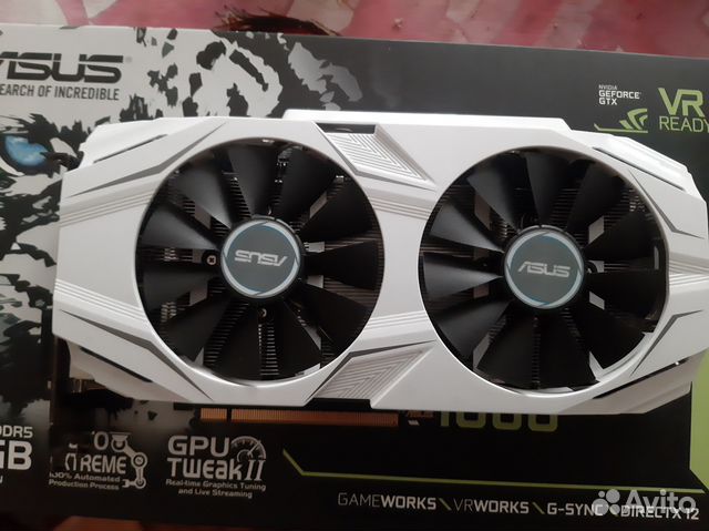 Видеокарта Asus GeForce GTX 1060 dual OC 6GB