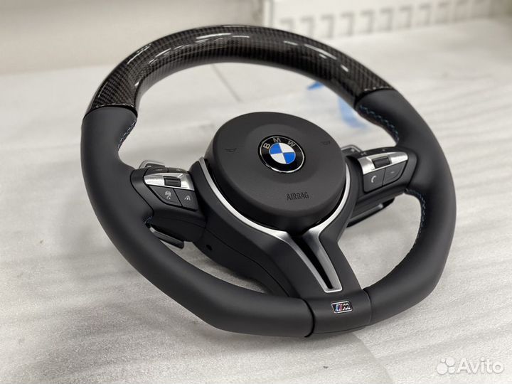 M-руль BMW F30 карбон с анатомией