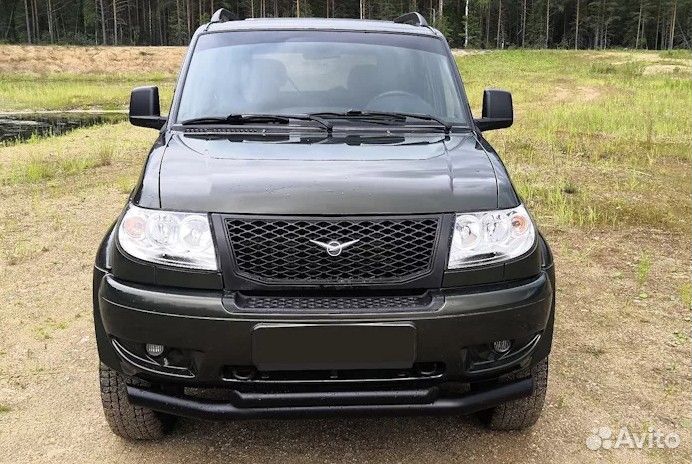 Бампер УАЗ Patriot окрашенный в цвет