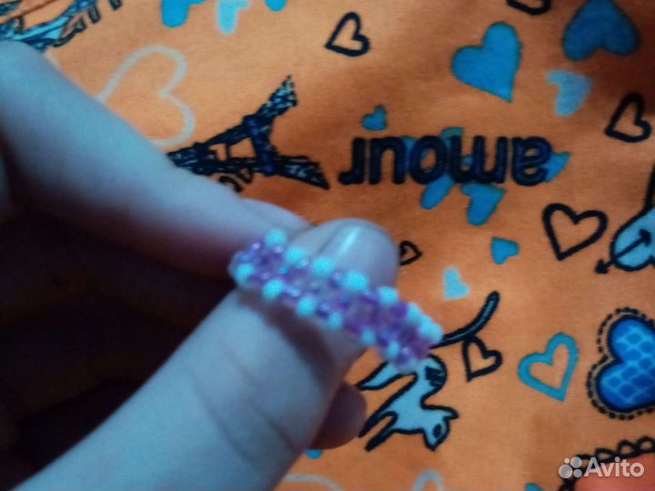 Кольцо из бисера