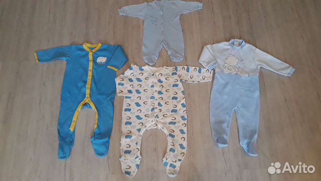 Пакет с вещами для мальчика до года+ботиночки