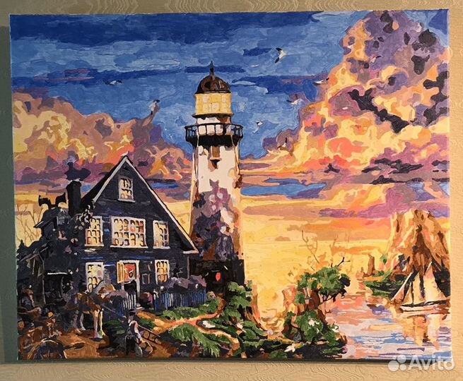 Картина по номерам готовая