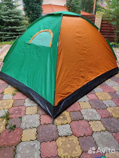 Палатка туристическая 4 местная бу
