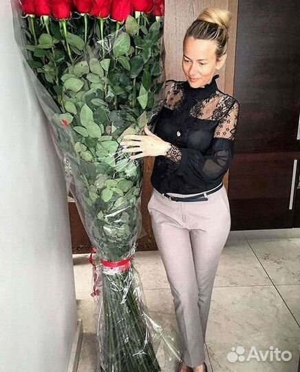 Высокие розы Букеты с доставкой