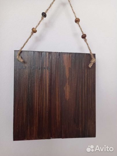 Картина панно из дерева 