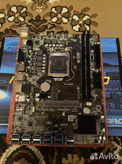 Материнская плата btc b250c 2022г
